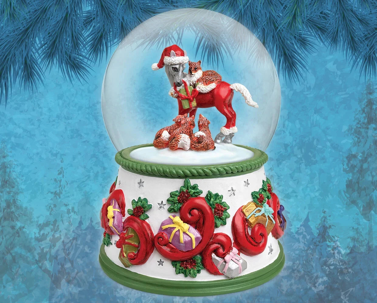 2022 Forest Friends Snow Globe- Retired
