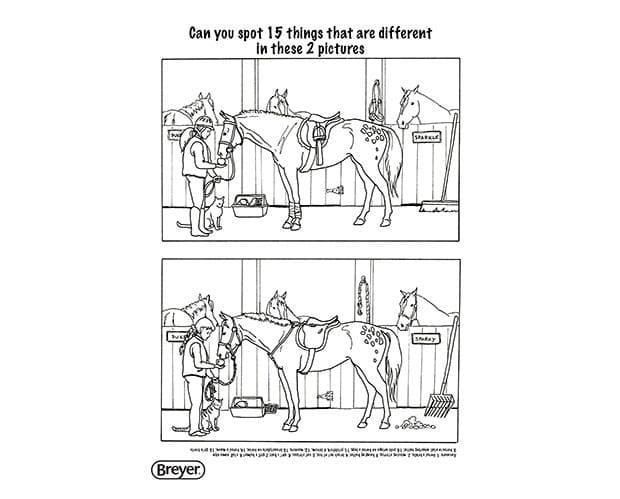 Breyer Coloring Book "H" is for Horse