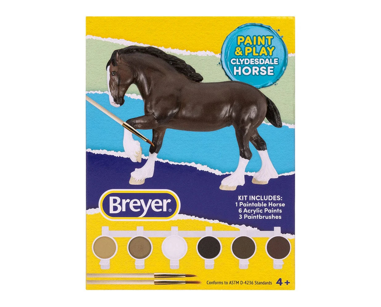 LB Paint Your Own Horse- Clydesdale