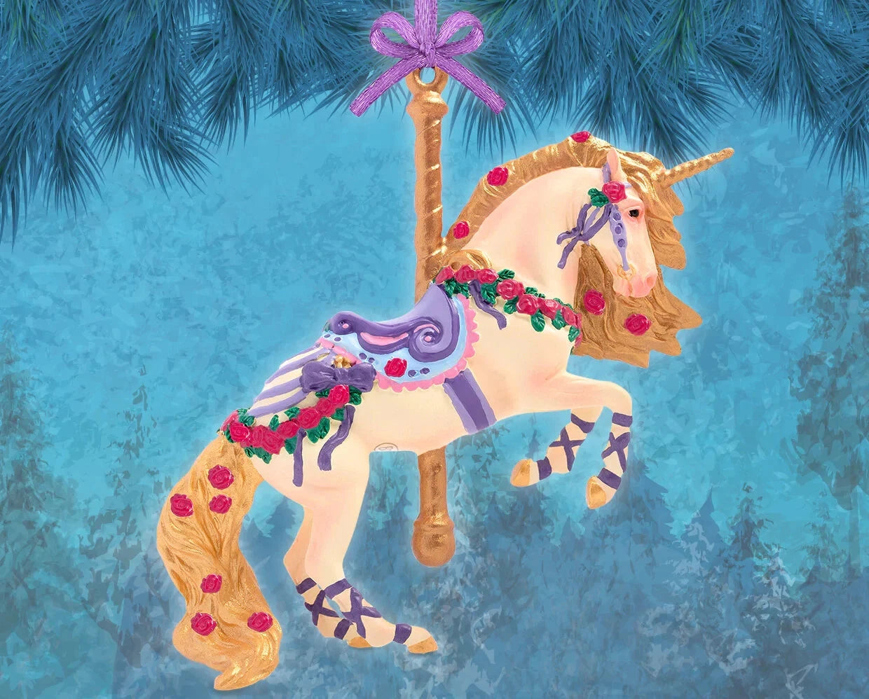 2022 Rosalie Carousel Ornament- Retired