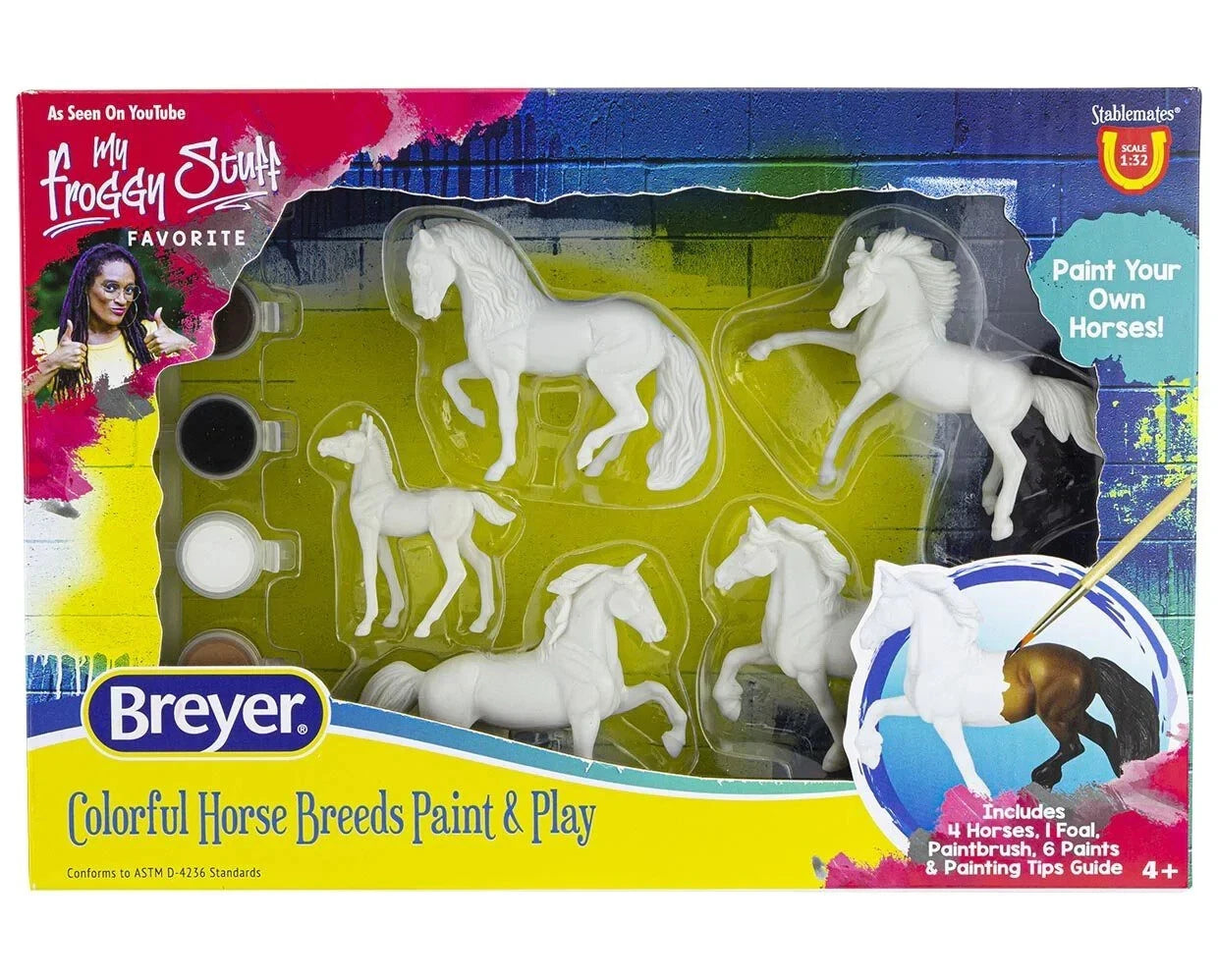 SM Colorful Breeds Paint and Play Set