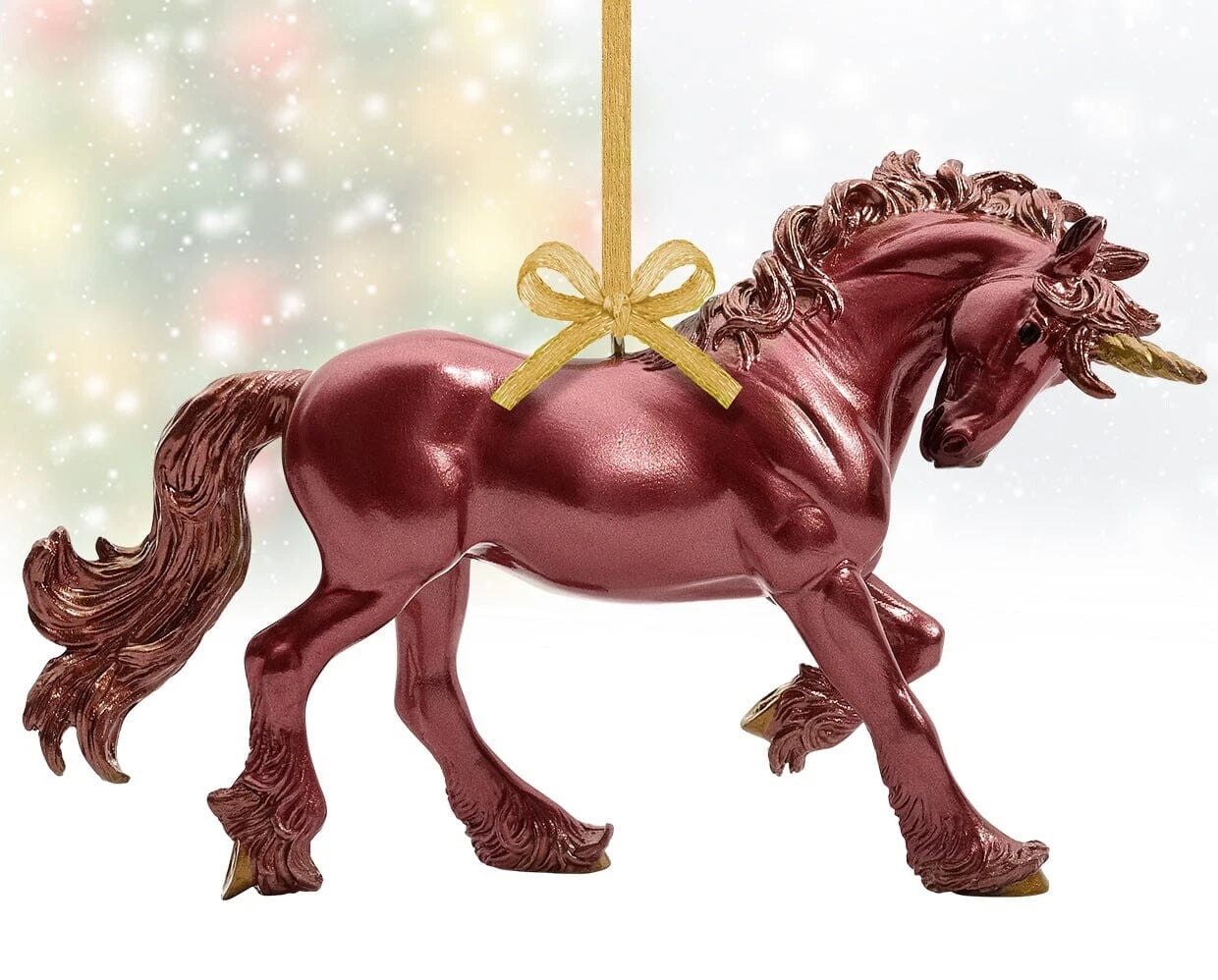 2024 Scarlet Unicorn Ornament- Retired