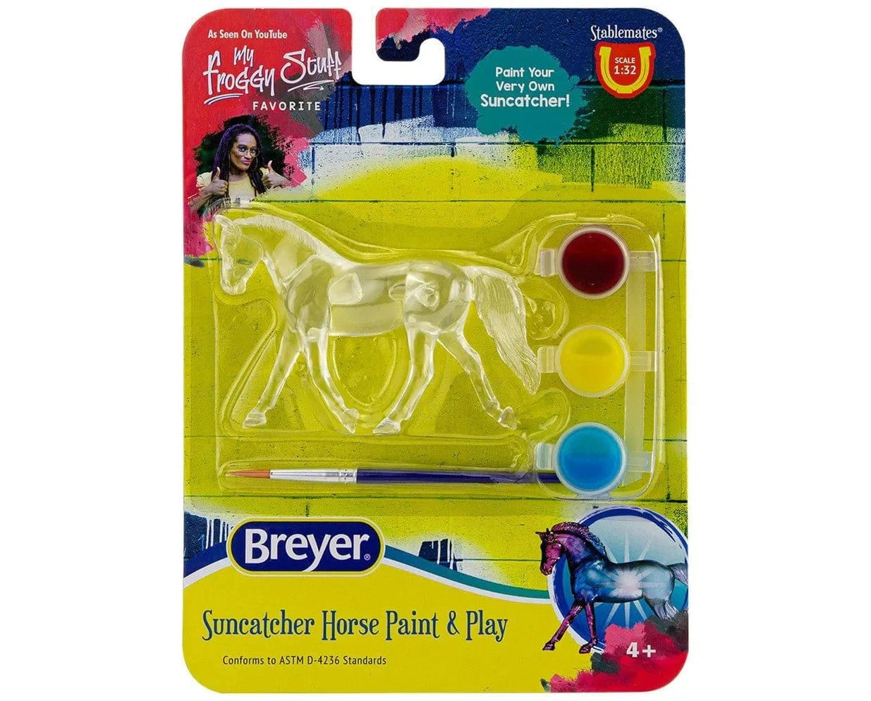 SM Suncatcher Horse Paint and Play- Trotting Warmblood