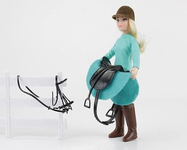 English Rider Heather Rider and Tack Set