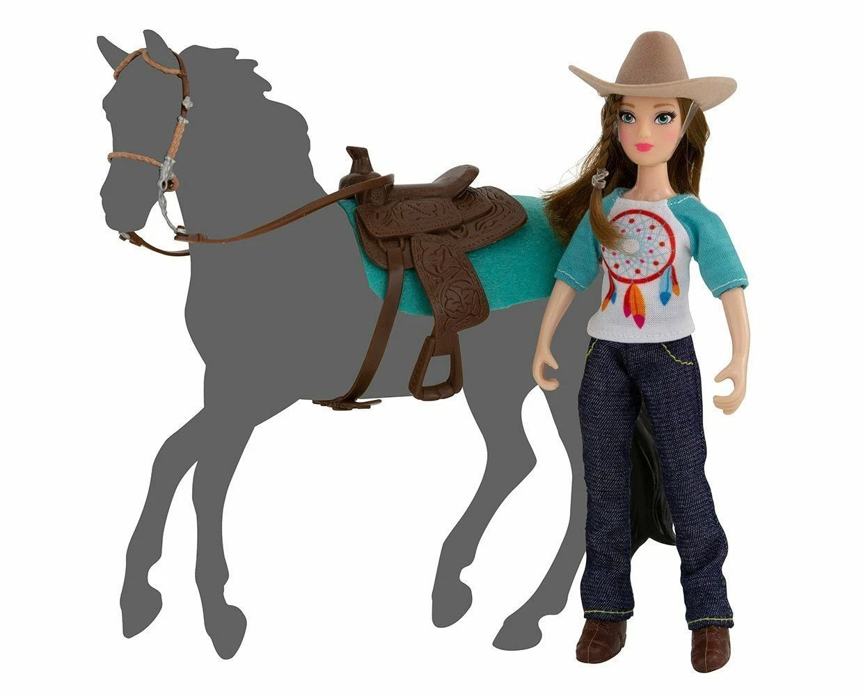 Cowgirl Natalie Western Rider and Tack Set