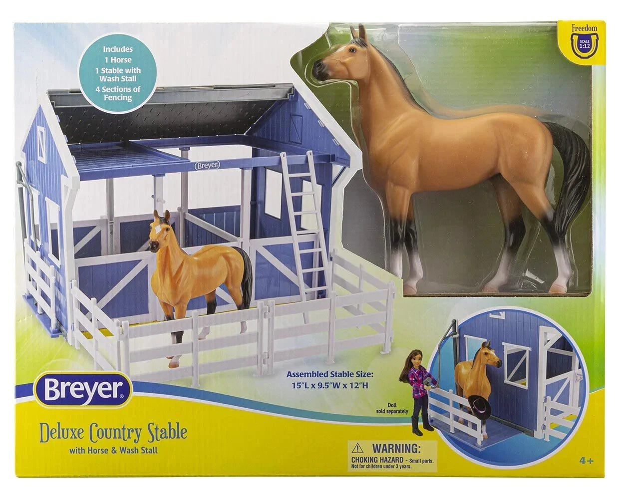 Country Stable with Horse