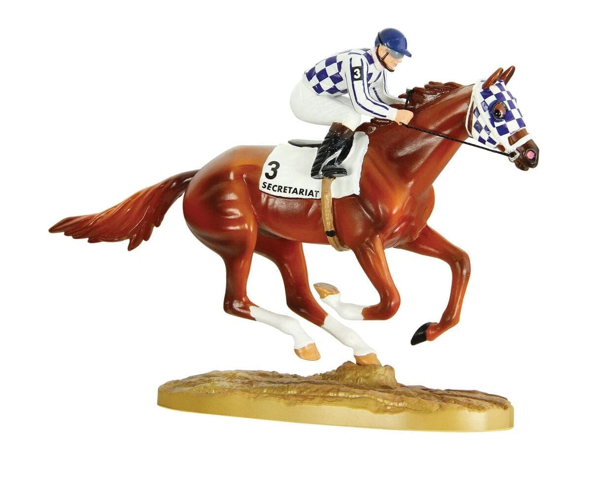 Resin 50th Secretariat Figure and Jockey