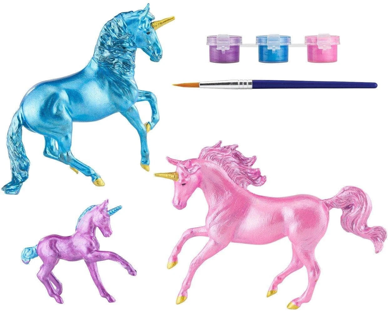 SM Unicorn Family Paint and Play Set of 3